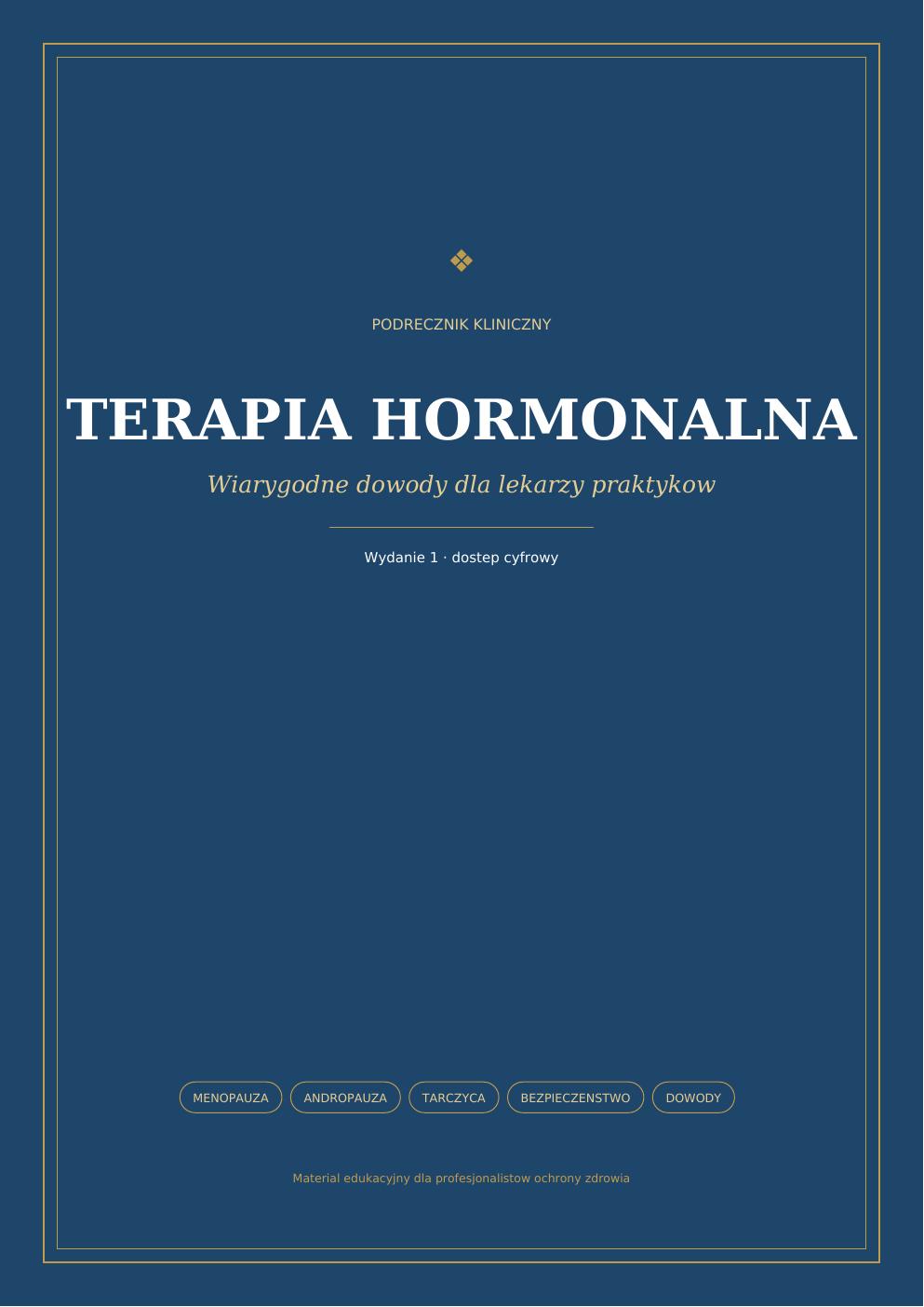 Okładka podręcznika Terapia hormonalna